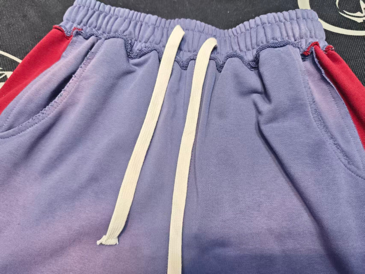 Purple-Red Heavyweight Cotton Sweatpants