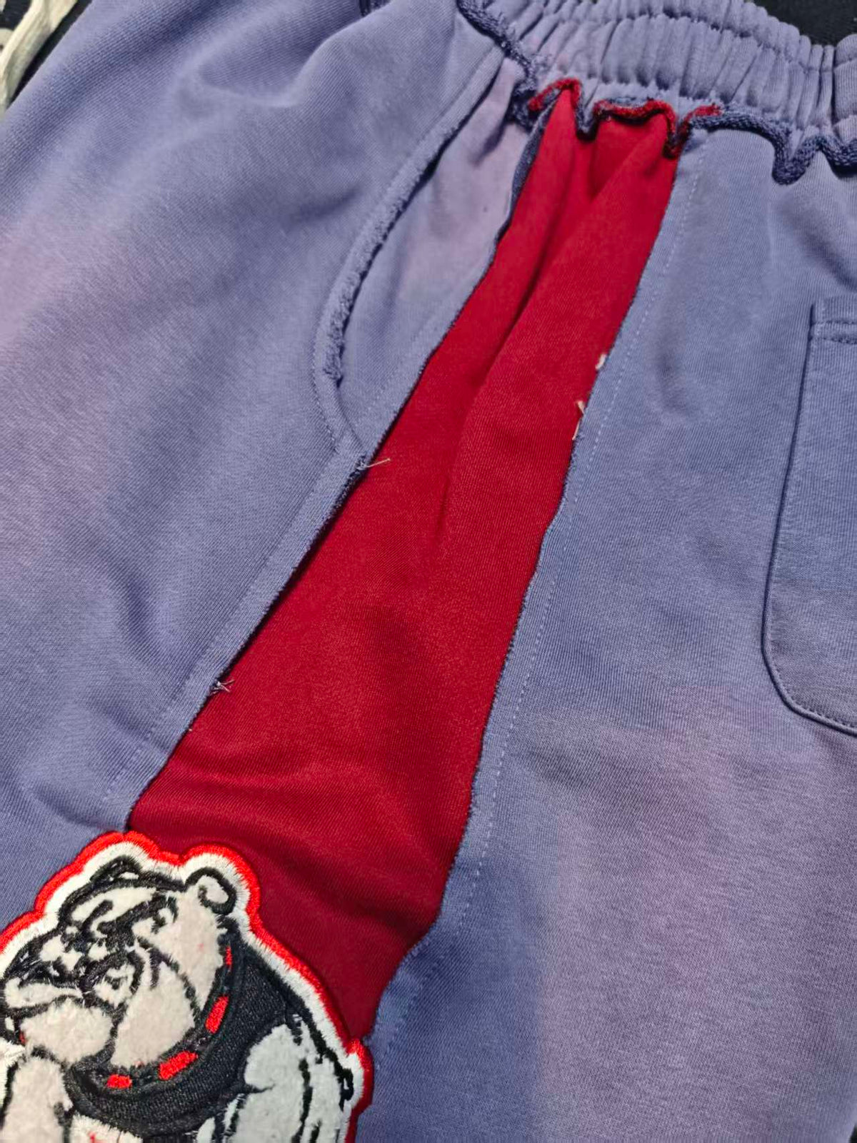 Purple-Red Heavyweight Cotton Sweatpants