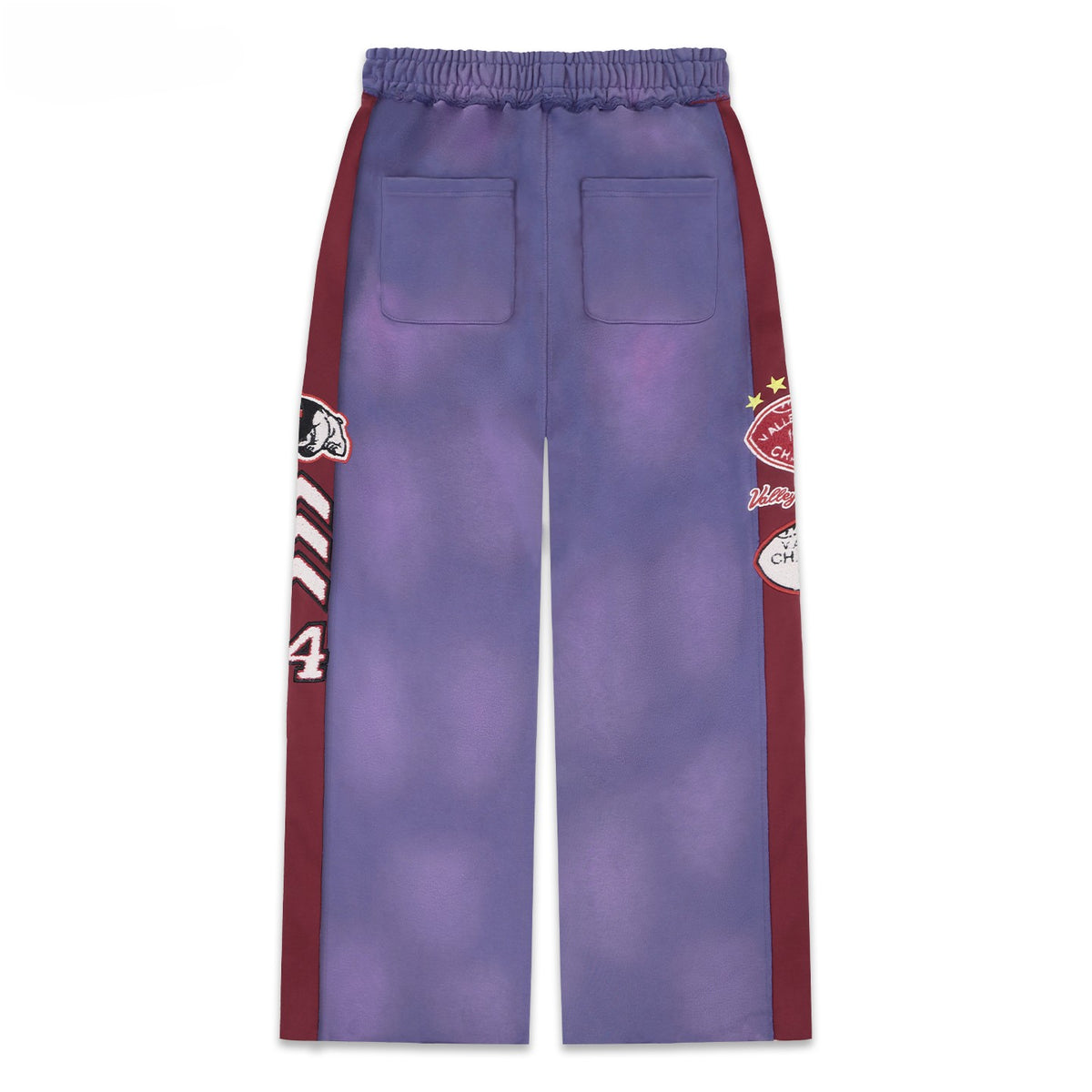 Purple-Red Heavyweight Cotton Sweatpants