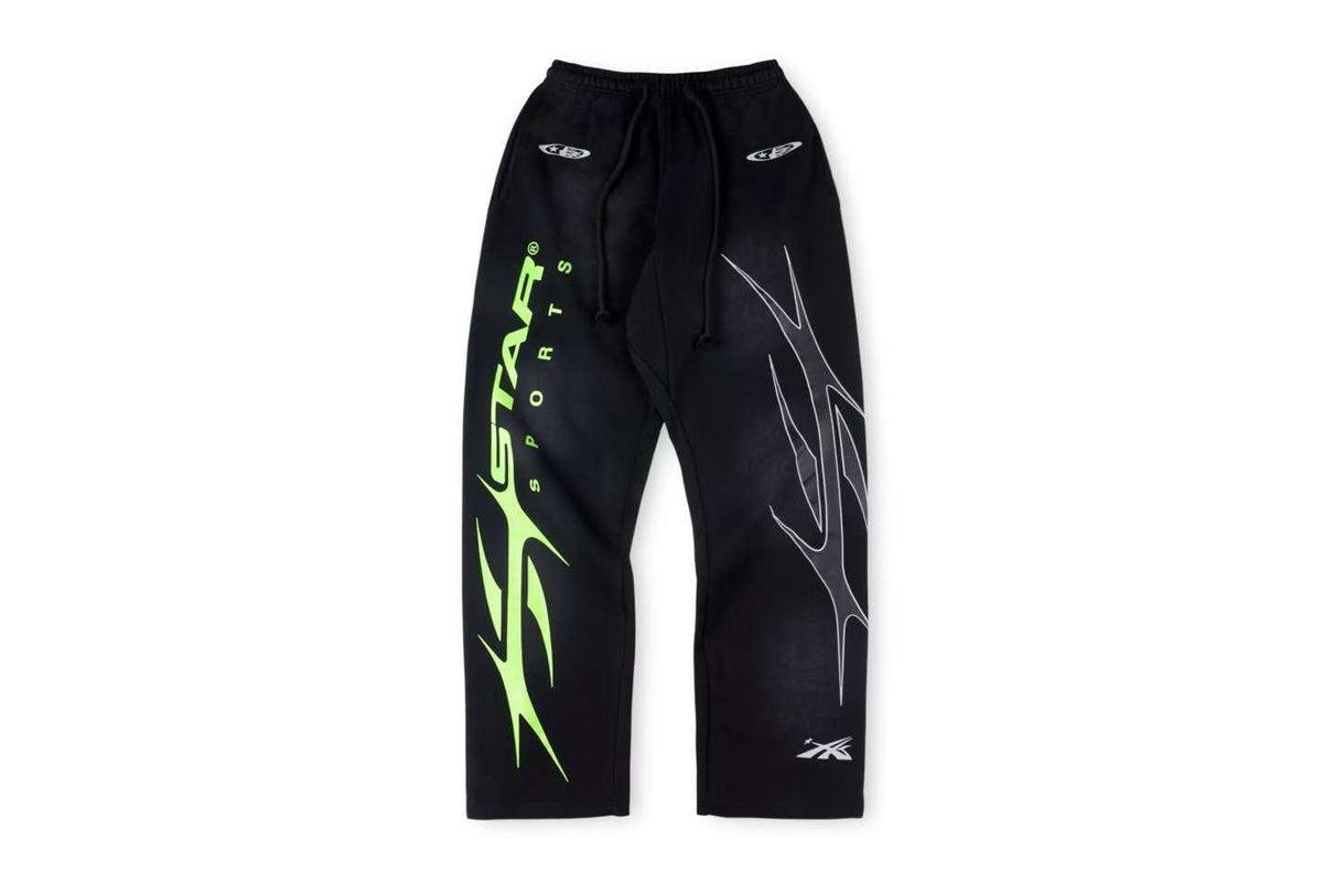 MOTION™ Retro Mud-Print Flare Trousers