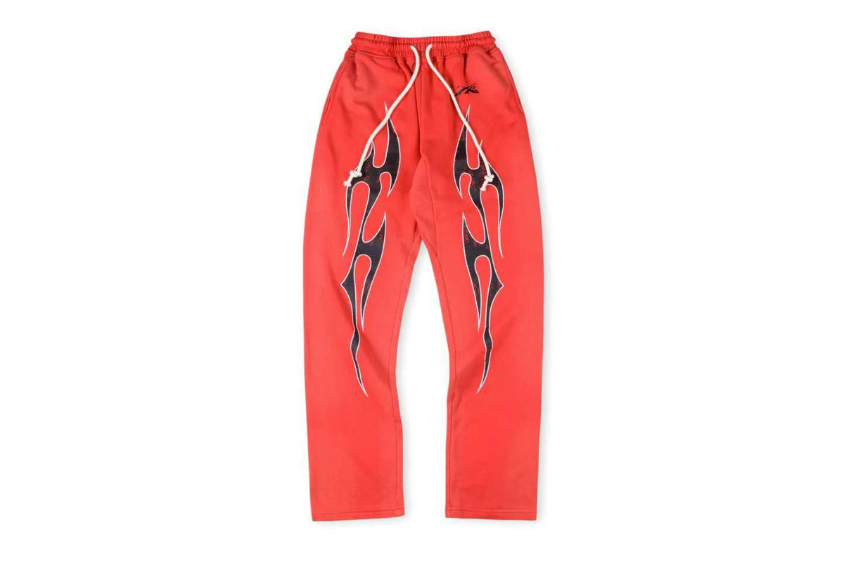 MOTION™ Retro Mud-Print Flare Trousers