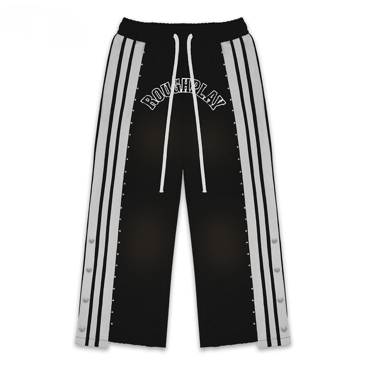 MOTION™ Rhinestone Embroidered Distressed Pants