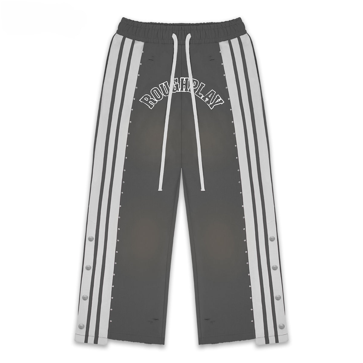 MOTION™ Rhinestone Embroidered Distressed Pants