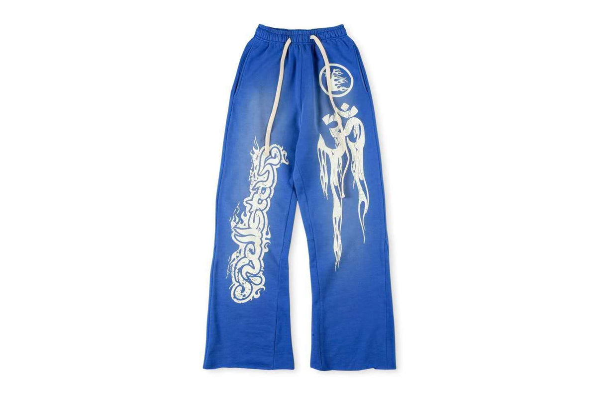 MOTION™ Retro Mud-Print Flare Trousers